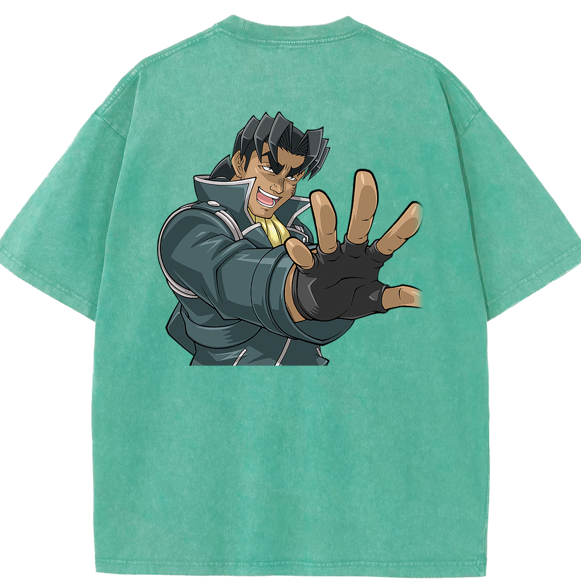 （画像用） 遊☆戯☆王 Yu-Gi-Oh! 綿100% ヴィンテージ風 半袖Tシャツ（背面プリント）